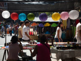 People Shopping in a Street Market, Feria De Tristan Narvaja, Tristan Narvaja, Montevideo, Uruguay Photographic Print