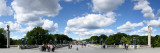 Tourists in a Park, Gustav Vigeland Sculpture Park, Frogner Park, Oslo, Norway Photographic Print