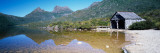 Boathouse at the Lakeside, Dove Lake, Cradle Mountain-Lake St Clair National Park, Tasmania Photographic Print