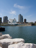 Museum at the Waterfront, Milwaukee Art Museum, Lake Michigan, Milwaukee, Wisconsin, USA Photographic Print