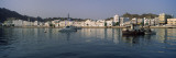 City at the Waterfront, Muttrah Harbor, Muttrah, Muscat, Oman Lámina fotográfica