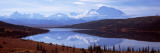 Reflection of a Mountain Range in a Lake, Mt McKinley, Wonder Lake, Denali National Park, Alaska Photographic Print