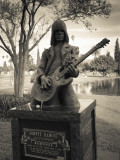 Tombstone of Johnny Ramone in Hollywood Forever Cemetery, Santa Monica Boulevard, Hollywood Photographie