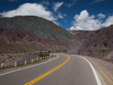 Road Leading Towards Salinas Grandes, Rn 52, Purmamarca, Quebrada De Humahuaca, Argentina Photographic Print