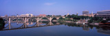 Bridge Across River, Henley Street Bridge, Tennessee River, Knoxville, Knox County, Tennessee Photographic Print