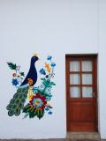 Mural on the Wall of a Chocolate Shop, San Martin De Los Andes, Lake District, Argentina Photographic Print