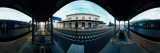 360 Degree View of a Railroad Station, Estaque, Bouches-Du-Rhone, France Lámina fotográfica