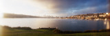 City at the Waterfront with Gasworks Park in the Background, Seattle, King County, Washington Photographic Print