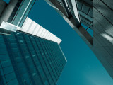 Low Angle View of Communications Building, Torre Antel, Montevideo, Uruguay Photographic Print