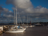Sailboats at a Harbor, Colonia Del Sacramento, Uruguay Photographic Print