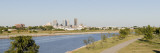 River with Skyscrapers in the Background, Oklahoma River, Oklahoma City, Oklahoma, USA Photographic Print