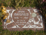Tombstone of Jayne Mansfield in Hollywood Forever Cemetery, Santa Monica Boulevard, Hollywood Photographic Print
