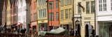 Buildings at a Harbor, Bryggen, Bergen, Hordaland County, Norway Lámina fotográfica