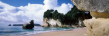 Rock Formations on the Beach, Cathedral Cove, Coromandel Peninsula, North Island, New Zealand Photographie
