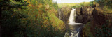 Waterfall in a Forest, Pigeon Falls, Cook County, Minnesota, USA Photographic Print