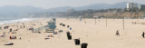 Tourists on the Beach, Santa Monica Beach, Santa Monica, California, USA Photographic Print