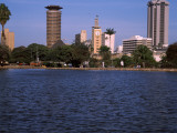 Park at the Lakeside, Uhuru Park, Nairobi, Kenya Photographic Print