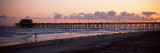 Pier in an Ocean, Newport Pier, Newport Beach, Orange County, California, USA Photographic Print