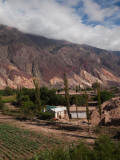 High Angle View of Town Surrounded By Hills, Maimara, Cerro Paleta Del Pintor Photographic Print
