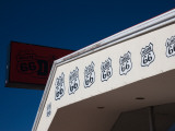 Low Angle View of a Signboard, Route 66, Williams, Coconino County, Arizona, USA Photographic Print