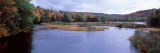 Trees Around a River, Moose River, Old Forge, Herkimer County, New York State, USA Photographic Print