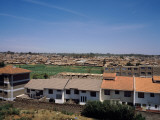 Houses with Shanty Town in the Background, Kibera, Nairobi, Kenya Photographic Print