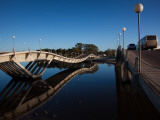 Two Bridges Across a River, Leonel Viera Bridge, La Barra, Punta Del Este, Maldonado, Uruguay Photographic Print