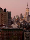 Skyscrapers in a City, Empire State Building, Manhattan, New York City, New York State, USA Photographic Print