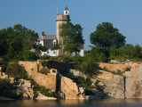 Lookout Tower on a Hill, Halibut Point State Park, Rockport, Cape Ann, Massachusetts, USA Photographic Print