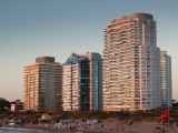 Buildings in a City, Millennium Tower, Playa Mansa, Punta Del Este, Maldonado, Uruguay Photographic Print