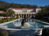 Pond in an Art Museum, Getty Villa Museum, Pacific Palisades, Los Angeles, California, USA Photographic Print