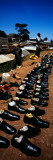 Man Selling Shoes in a Shanty Town, Kibera, Nairobi, Kenya Fotografie-Druck