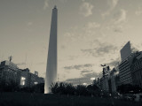 Low Angle View of a Monument, El Obelisco, Plaza De La Republica, Buenos Aires, Argentina Photographie