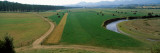 High Angle View of Agricultural Fields, Transylvania, Romania Photographie