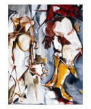 Running Away Giclee Print by Pierre Poulin