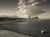 Ghost Town on a Coast, Salton Sea, Salton City, Imperial County, California, USA Photographic Print