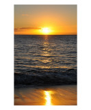 Maui Golden Sunset Photographic Print by Chris Burns