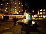 Statue of Adam Clayton Powell Jr at Night, Harlem, Manhattan, New York City, New York State, USA Photographic Print