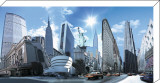 NY Highlights Mounted Print