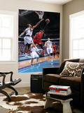 Miami Heat v Dallas Mavericks - Game Four, Dallas, TX -June 7: Dwyane Wade and Tyson Chandler Wall Mural by Andrew Bernstein