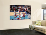Miami Heat v Dallas Mavericks - Game Four, Dallas, TX -June 7: Chris Bosh and Tyson Chandler Wall Mural by Glenn James