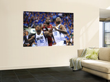 Miami Heat v Dallas Mavericks - Game Four, Dallas, TX -June 7: Joel Anthony, DeShawn Stevenson and  Wall Mural by Garrett Ellwood