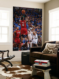 Miami Heat v Dallas Mavericks - Game Four, Dallas, TX -June 7: LeBron James and Jason Terry Wall Mural by Nathaniel S. Butler