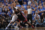 Miami Heat v Dallas Mavericks - Game Five, Dallas, TX -June 9: LeBron James and Shawn Marion Photographic Print by Glenn James