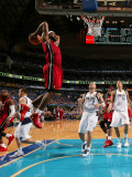 Miami Heat v Dallas Mavericks - Game Three, Dallas, TX -June 5: LeBron James, Jason Kidd and Dirk N Photographic Print by Nathaniel S. Butler