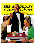 "Dutch Treat," Saturday Evening Post Cover, September 6, 1941 Giclee Print by John Hyde Phillips