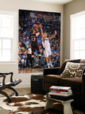 Miami Heat v Dallas Mavericks - Game Five, Dallas, TX -June 9: Mike Miller and Dirk Nowitzki Wall Mural by Nathaniel S. Butler