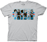 Bleach 5 - Characters in Frames with Stripes T-Shirts