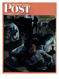 "Tank Factory," Saturday Evening Post Cover, November 20, 1943 Giclee Print by Robert Riggs