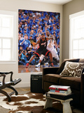 Miami Heat v Dallas Mavericks - Game Five, Dallas, TX -June 9: LeBron James and DeShawn Stevenson Wall Mural by Jesse D. Garrabrant